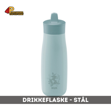 Drikkeflaske | Stål | 500ml | 12mnd+