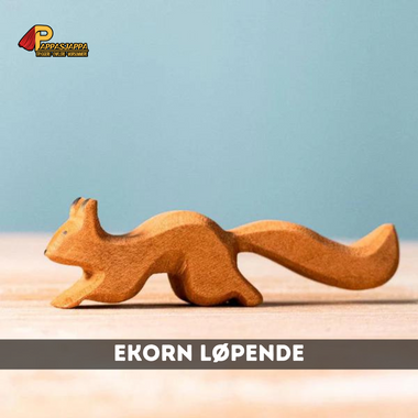 Trefigur | Ekorn løpende
