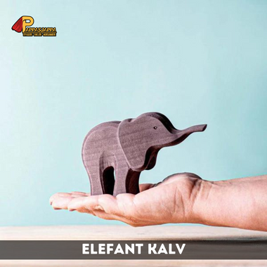 Trefigur | Elefant | Kalv