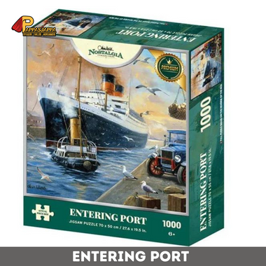 Puslespill | Entering Port | Nostalgia | 1000 biter