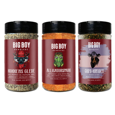 Big Boy BBQ - BBQ-Krydder Pakke