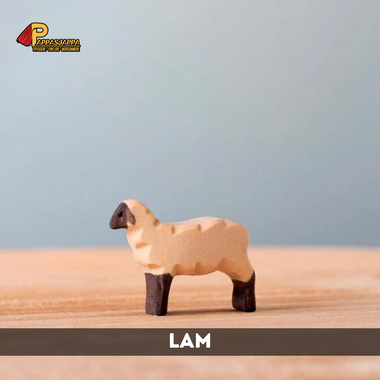 Trefigur | Sau | Lam løpende