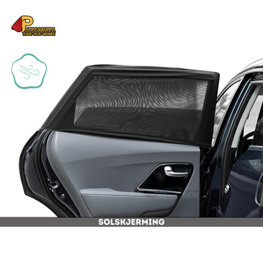 Solskjerming bil | Strømpe | Idiotsikker | 2pk