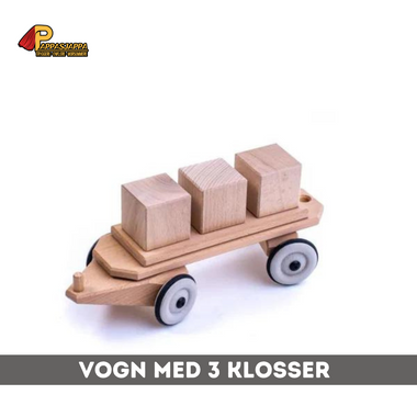 Tretog | Vogn med 3 klosser