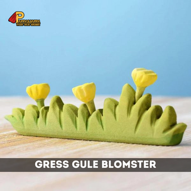 Trefigur | Gress | Gule Blomster