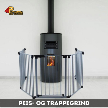 Peisgrind | Lekegrind | Sikkerhetsgrind | 320cm