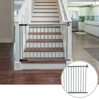 Dørgrind | Trappegrind | 67-104cm | *Skru fast*