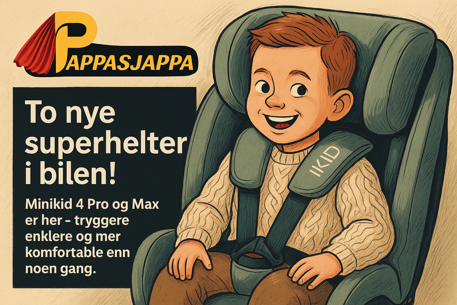 To nye toppmodeller fra Axkid: Hvilken Minikid 4 passer best for deg og barnet ditt?