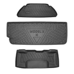 Allværsmatter bagasjeromspakke TPE 3 stk for Model X 6/7s 2016-2020