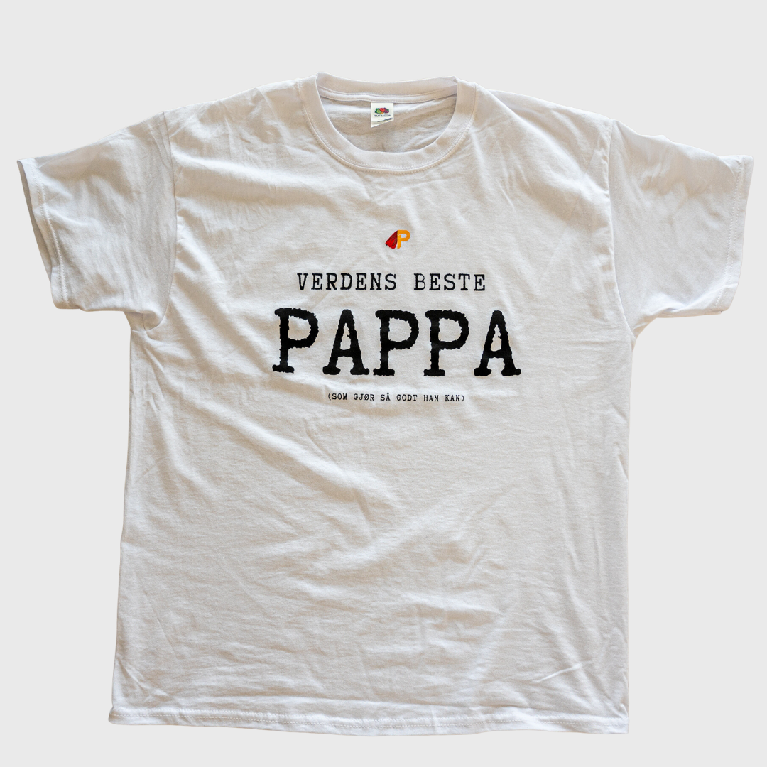 Den ultimate t-skjorten - "Verdens beste pappa"