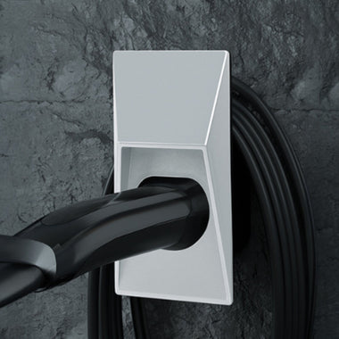Cyber Holder for ladekabel Type 2 - Sølv