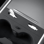 Koppholder med dock/oppbevaring for Model 3 2021-2023/Model Y 2021-2024
