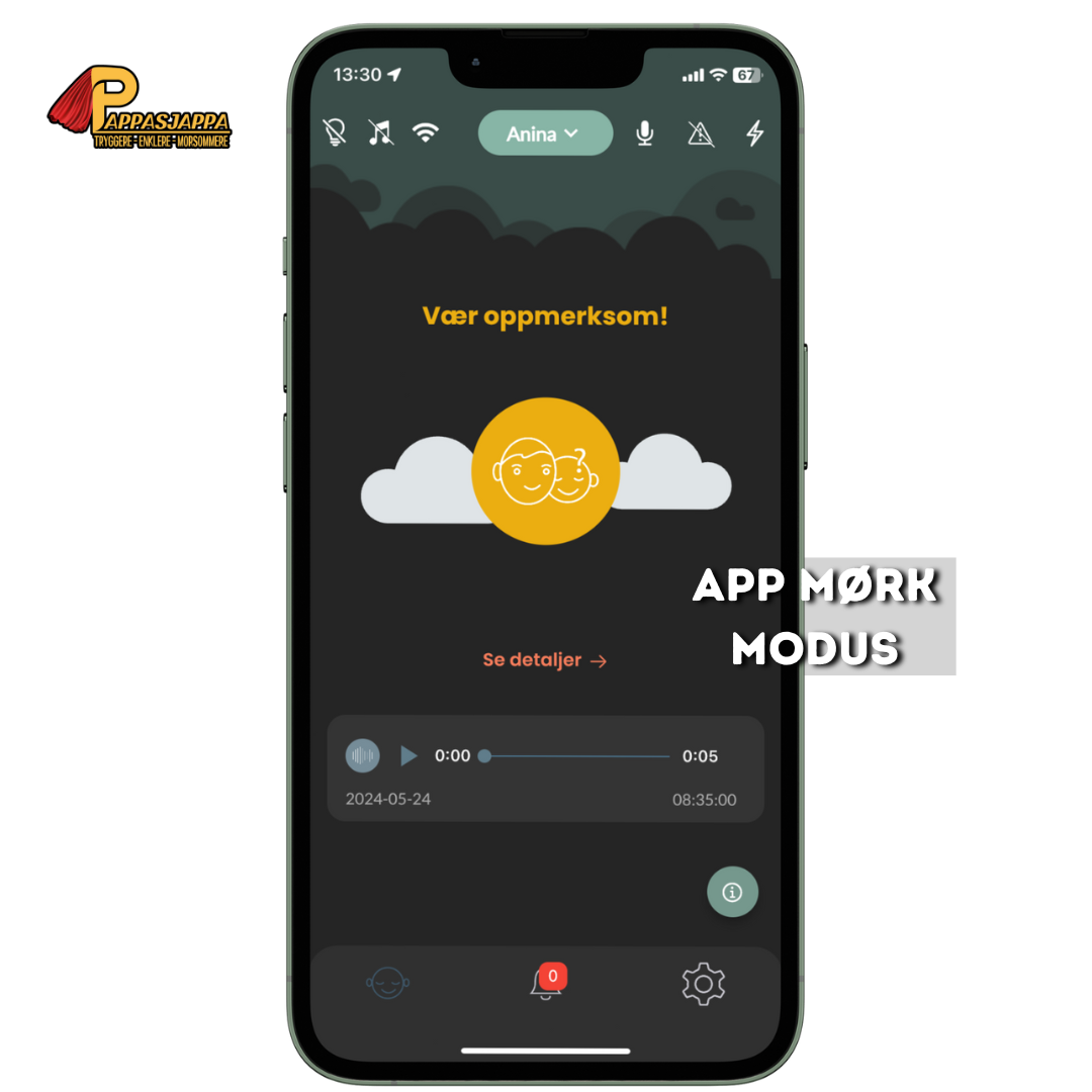 BabySensor Relax | Babycall med pulsmåler | Uten 4G