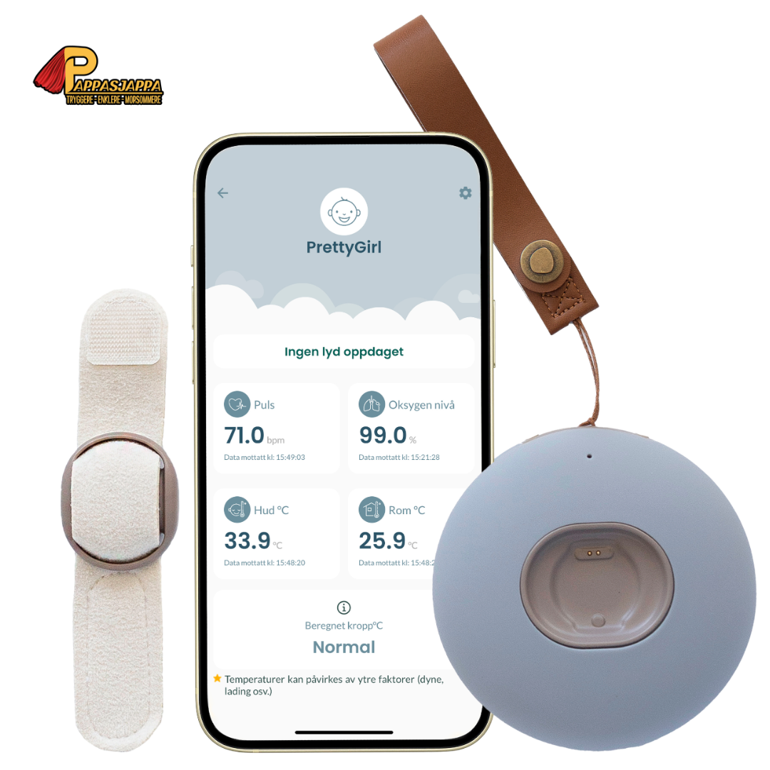 BabySensor Relax | Babycall med pulsmåler | Uten 4G