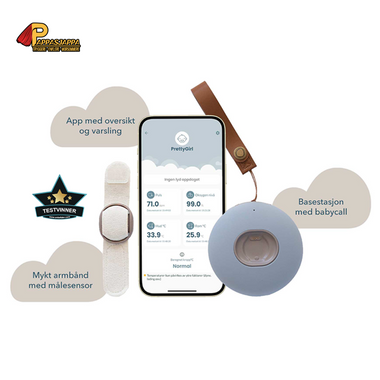 BabySensor Relax | Babycall med pulsmåler| Med 4G