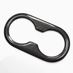 Ekte karbonfiber - Deksler til koppholder bak for Model 3 2020-2023/Model Y 2021-2024