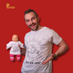 "Du og jeg" | Økologisk t-skjorte baby str 50/56