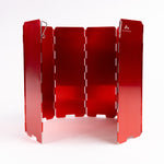 Vindskjerm til brenneren