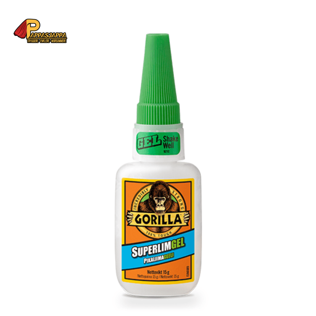 Gorilla Superlim GEL 15g | Pappa sin SUPERGEL