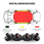 Jack Pads 4-pak Tesla Model S/3/X/Y – Med oppbevaringsbag