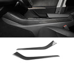 Ekte karbonfiber - Deksler til midtkonsoll sider for Model 3 2020-2023/Model Y 2021-2024