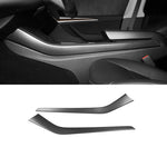 Ekte karbonfiber - Deksler til midtkonsoll sider for Model 3 2020-2023/Model Y 2021-2024