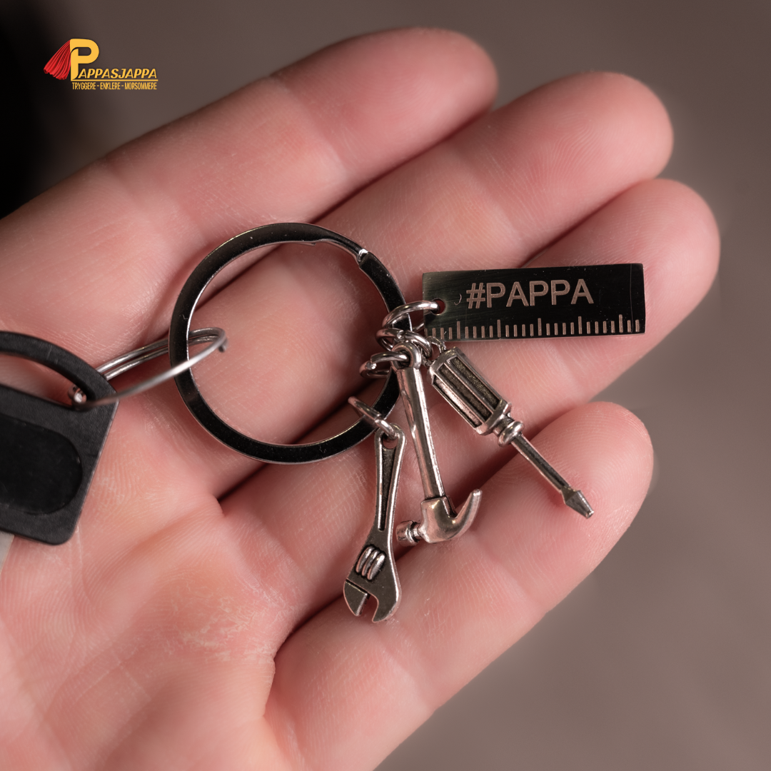 #PAPPA sine verktøy | Nøkkelring