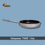 "PANNE" Stekepanne i titan || Non-slip | 250g