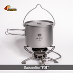 "POT" 1600ml | Kasserolle i titan | 215g