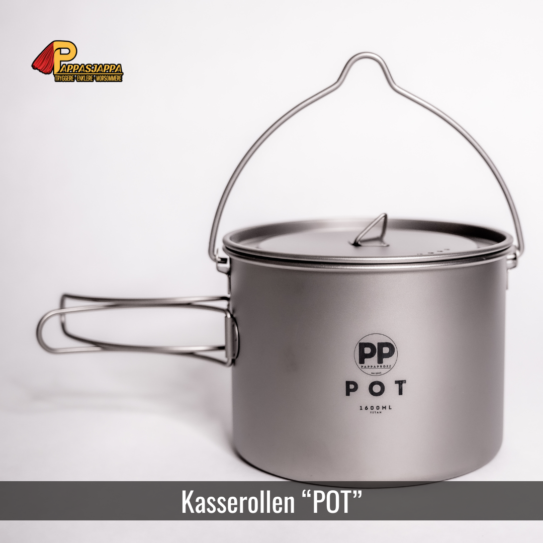 "POT" 1600ml | Kasserolle i titan | 215g