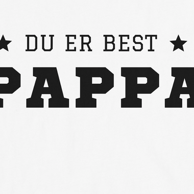 Du er best PAPPA | T-skjorte