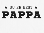 Du er best PAPPA | T-skjorte