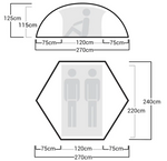Adventure Reinsfjell SL 3 Dome | 3 pers | 2.6kg