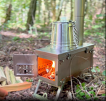 Sammenleggbar Vedovn i Titan | 998g | Stove S