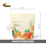 Gjenbrukbare Smoothieposer | 150 ml | 5 pk