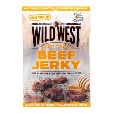 Wild West Beef Jerky Honey BBQ | 60 gram