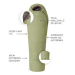 ComfyNest | -7℃ / 1,9kg | Sovepose barn