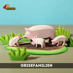 Trefigur | Grisunge sittende