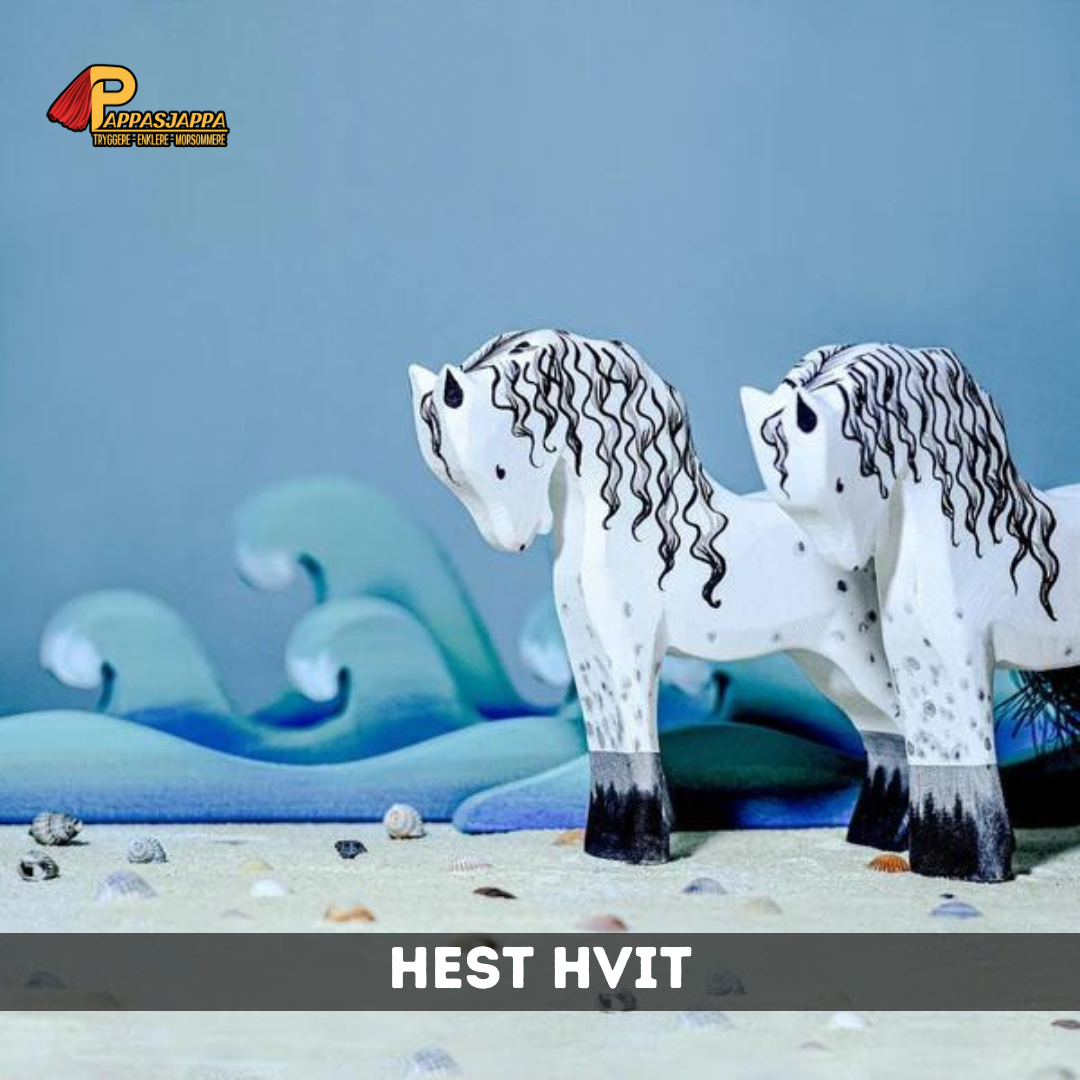 Trefigur | Hest hvit