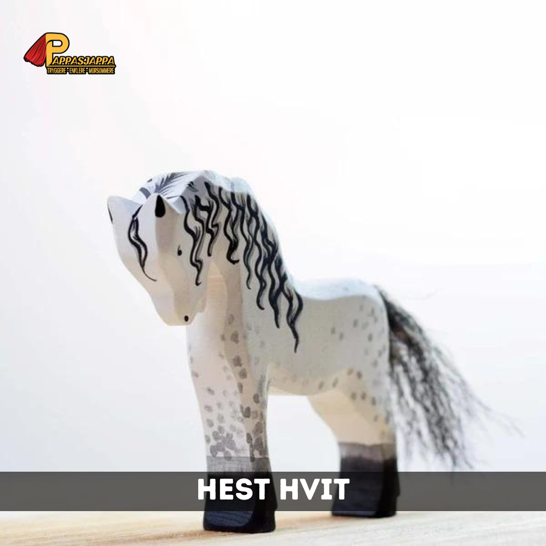 Trefigur | Hest hvit