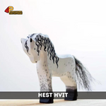 Trefigur | Hest hvit