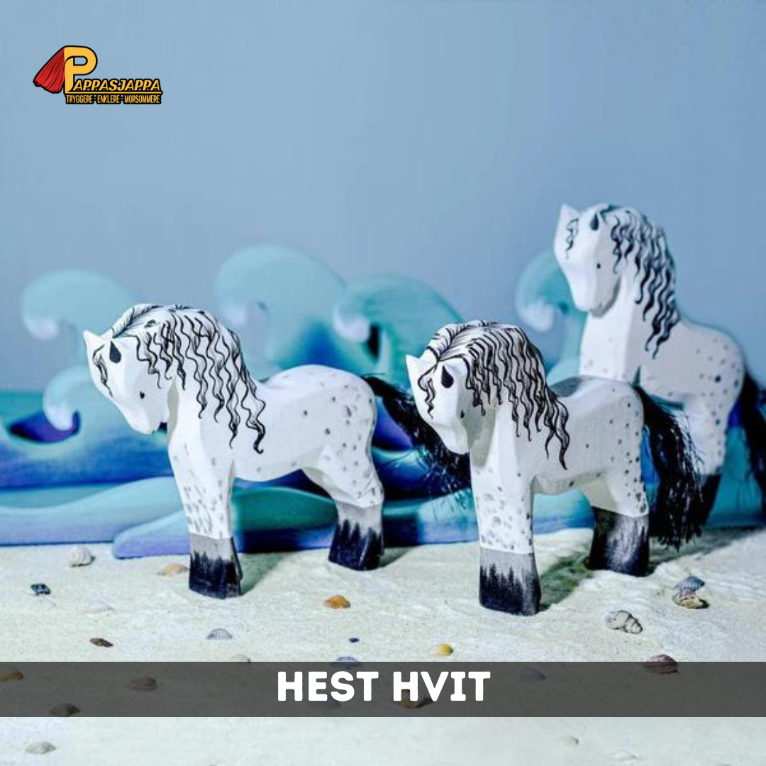 Trefigur | Hest hvit