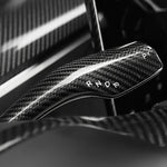 Ekte karbonfiber - Deksler til girvelger for Model 3 2018-2023/Model Y 2021-2024