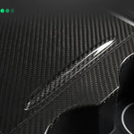 Ekte karbonfiber - Deksler til midtkonsoll for Model 3 2020-2023/Model Y 2021-2024