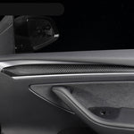 Ekte karbonfiber - Deksler til dørpaneler for Model 3 2021-2023/Model Y 2021-2024