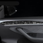 Ekte karbonfiber - Deksler til dørpaneler for Model 3 2021-2023/Model Y 2021-2024