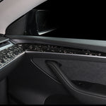 Ekte karbonfiber - Deksel til dashbord for Model 3 2021-2023/Model Y 2021-2024