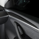 Ekte karbonfiber - Deksler til dørpaneler for Model 3 2021-2023/Model Y 2021-2024