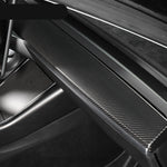 Ekte karbonfiber - Deksel til dashbord for Model 3 2021-2023/Model Y 2021-2024