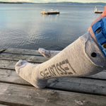 Varmesokker GRÅ | Casual 2.0 | Oppladbar